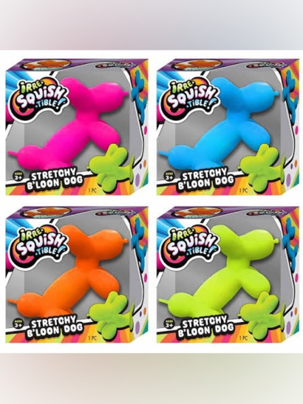 Stretchy Balloon Dog squishy (choose one)